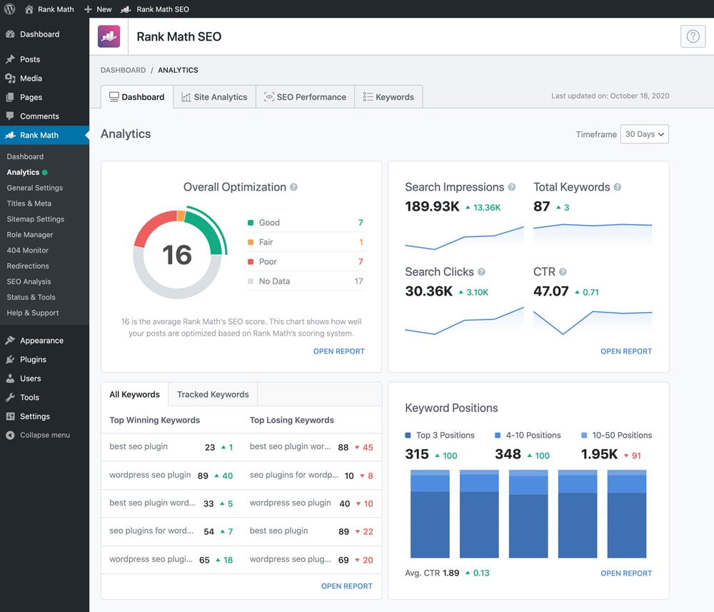 Rank Math, plugin WordPress SEO